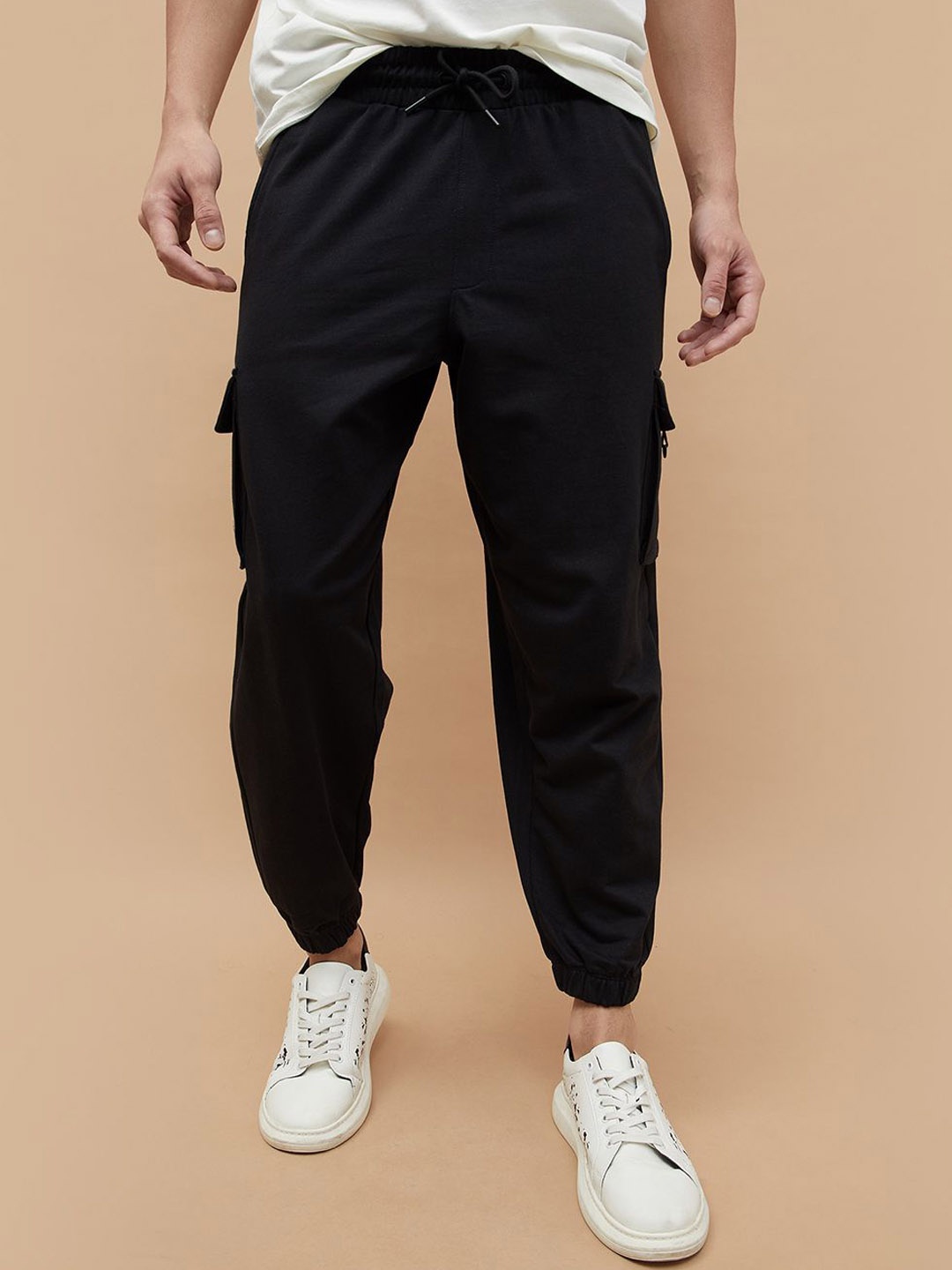 

Fame Forever by Lifestyle Men Mid-Rise Joggers, Black