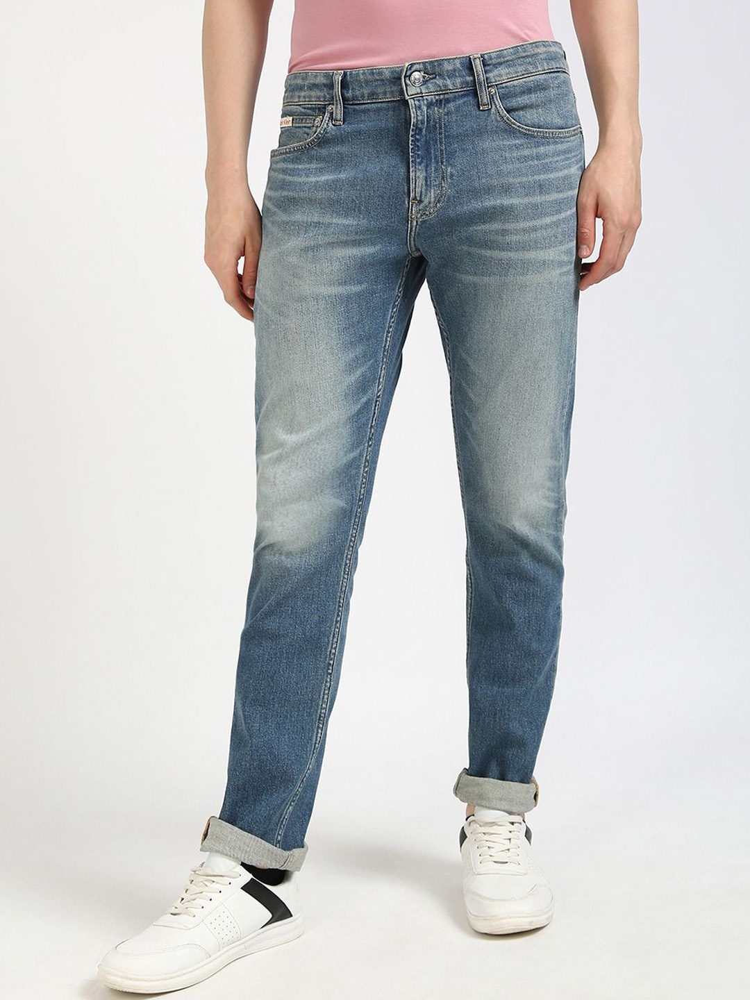 

Calvin Klein Jeans Men Cotton Slim Fit Jeans, Blue