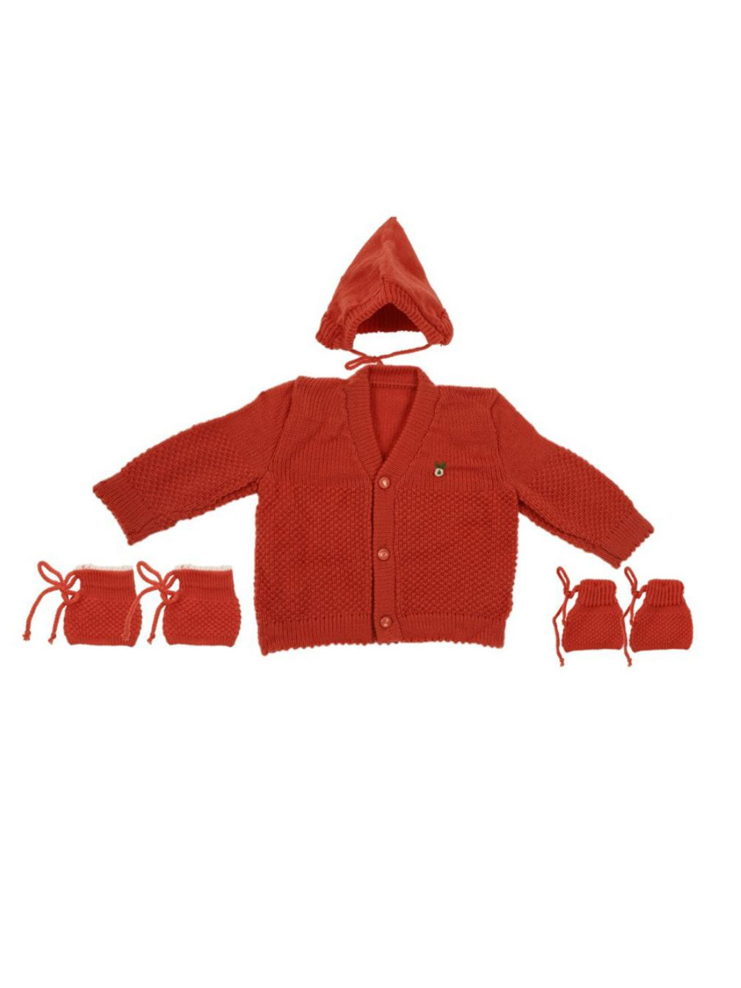 

CUBS & HUGS Unisex Kids Woollen Long Sleeves Sweater, Coffee brown