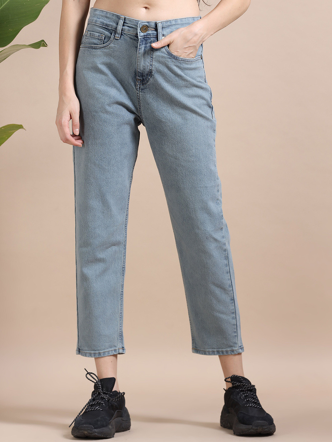 

Mast & Harbour Women Comfort Stretchable Jeans, Blue