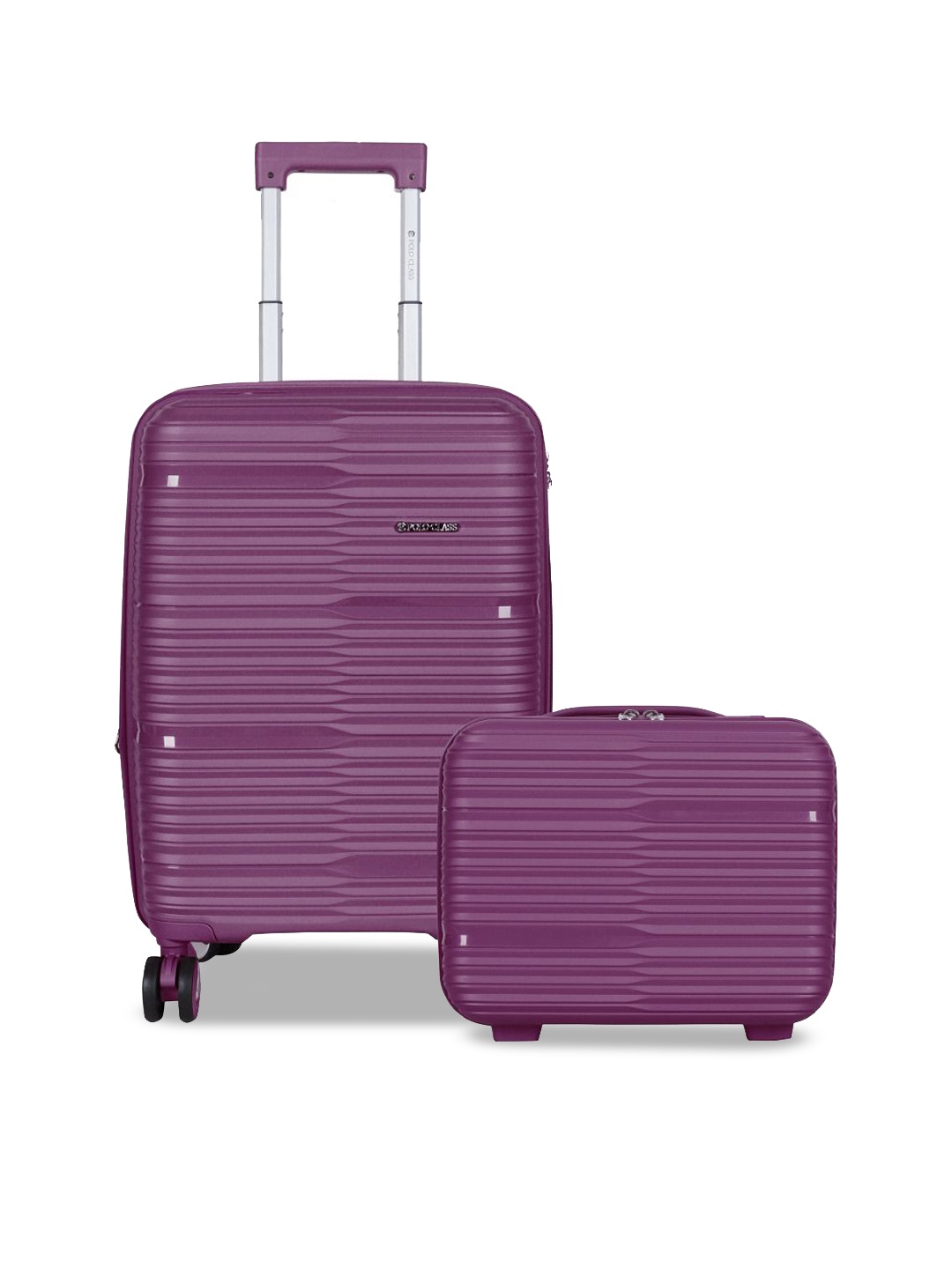 

Polo Class Hard Sided Trolley Bag With Vanity Bag, Purple