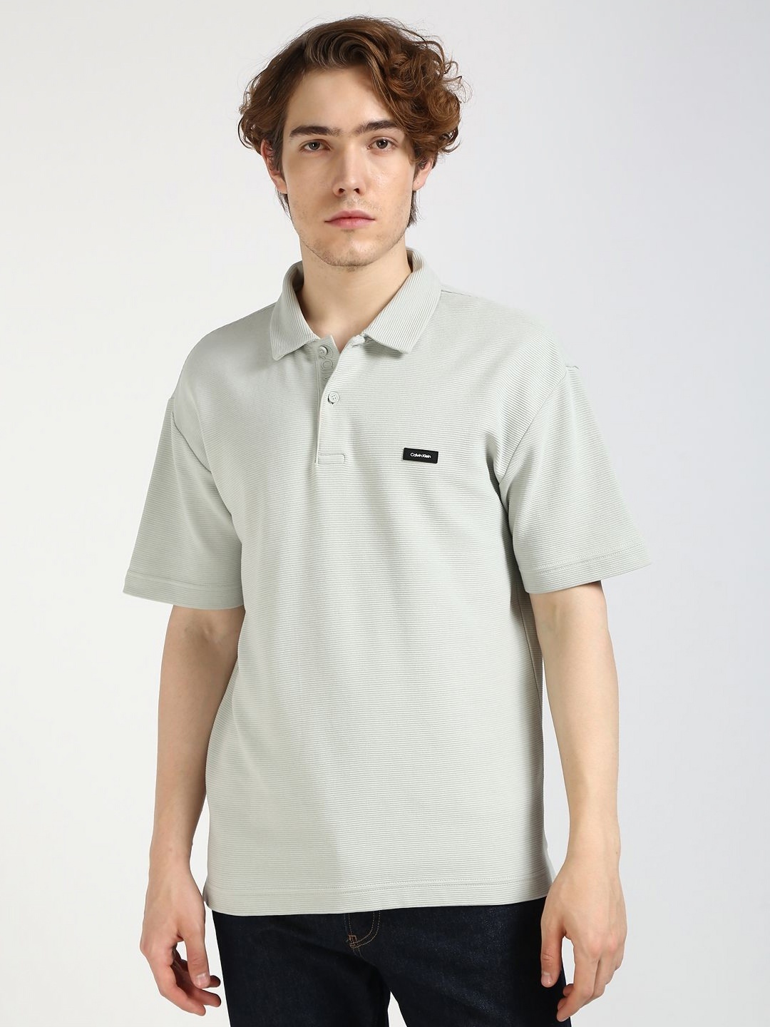 

Calvin Klein Jeans Men Polo Collar Pockets T-shirt, Blue