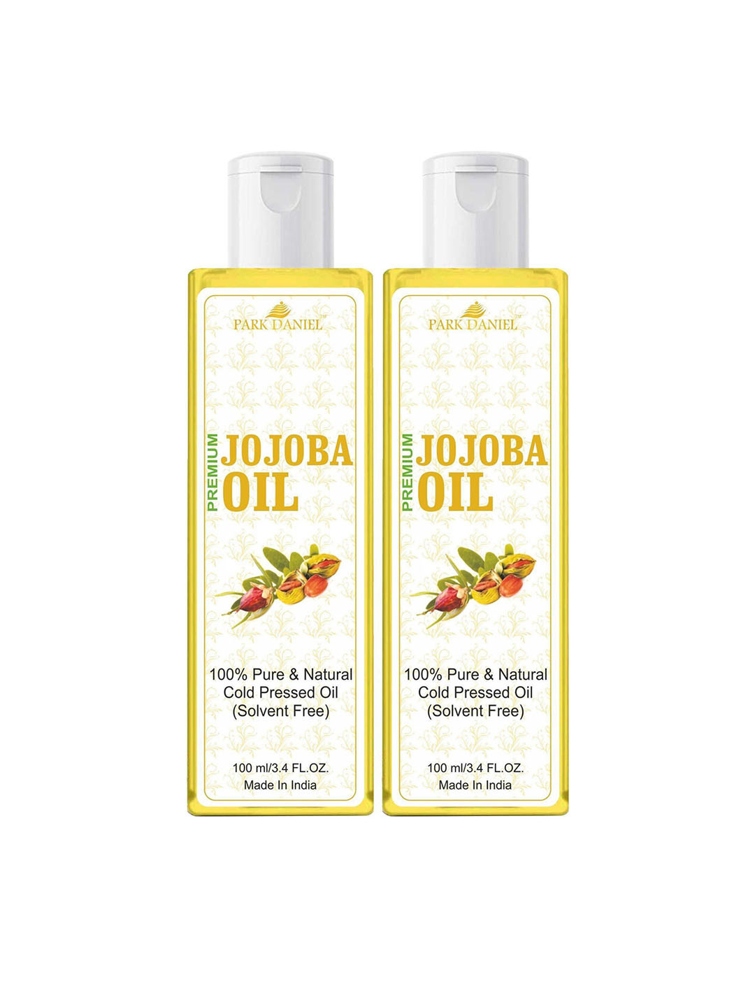

PARK DANIEL Set Of 2 Premium Jojoba Oil - 100 ml Each, Transparent