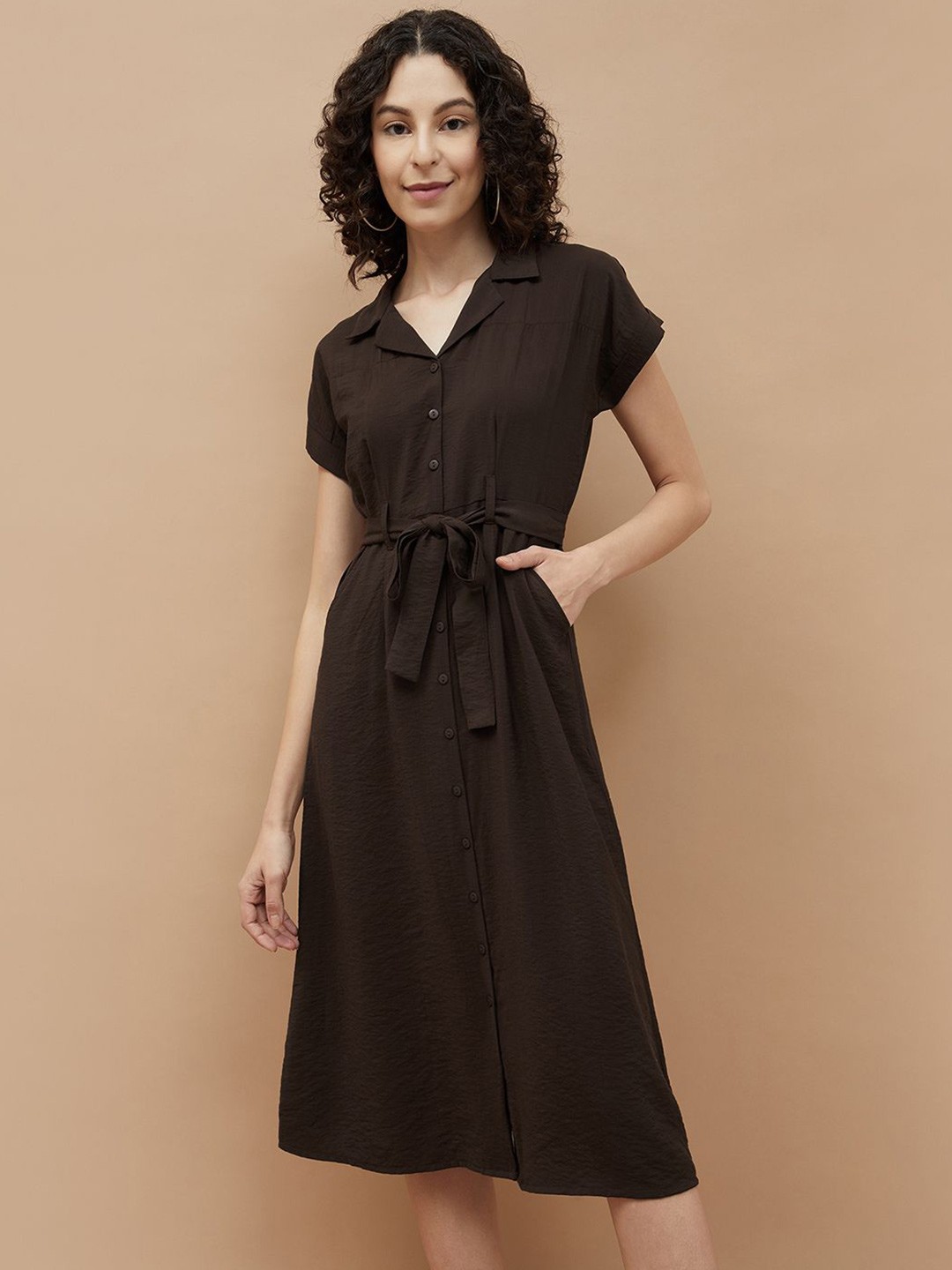 

Fame Forever by Lifestyle Shirt Style Top, Brown