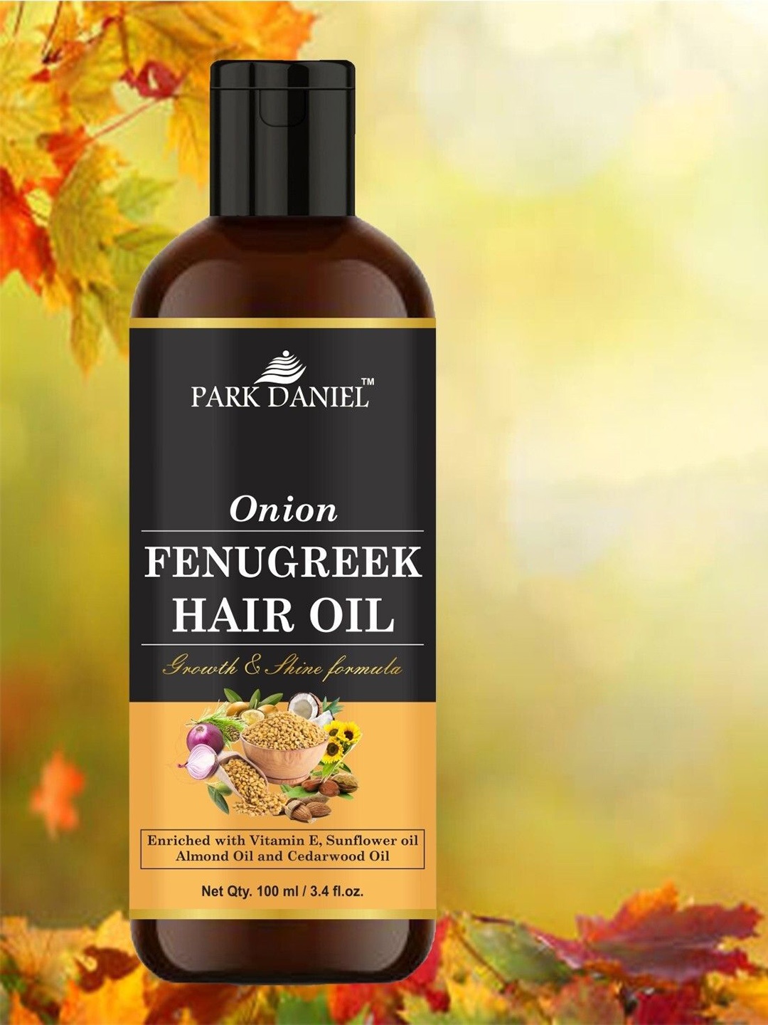 

Park Daniel Set Of 2 Fenugreek Hair Oil - 100 ml Each, Transparent