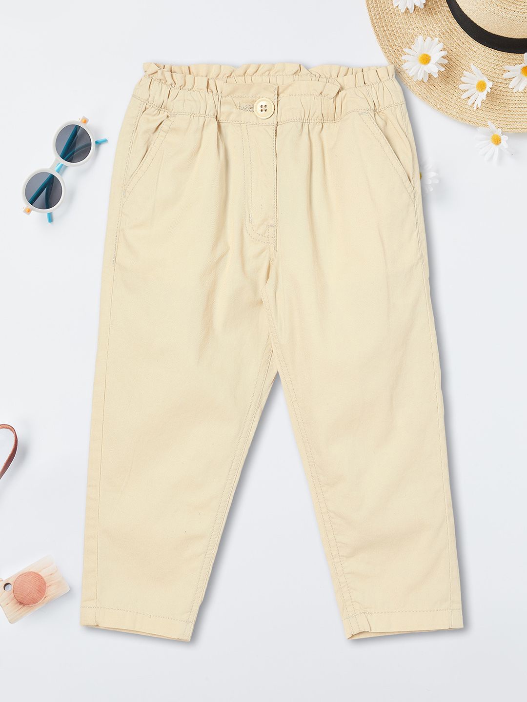 

max Girls Trousers, Beige