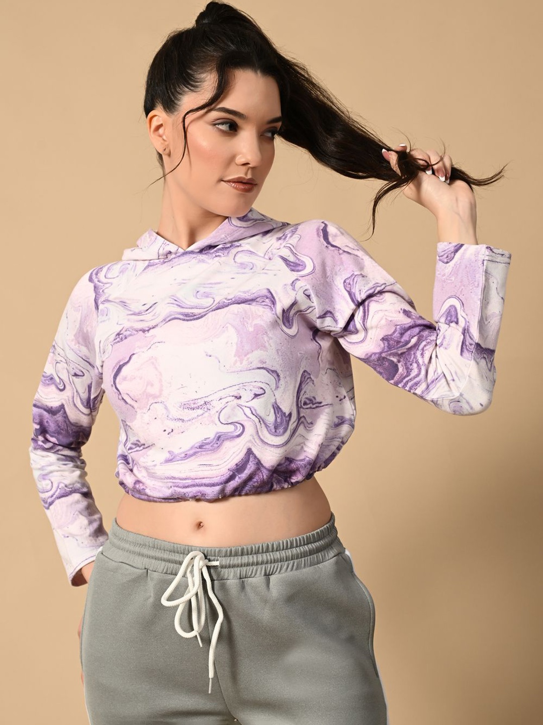 

PANDORNA Women Polyester Woven Jacket, Lavender