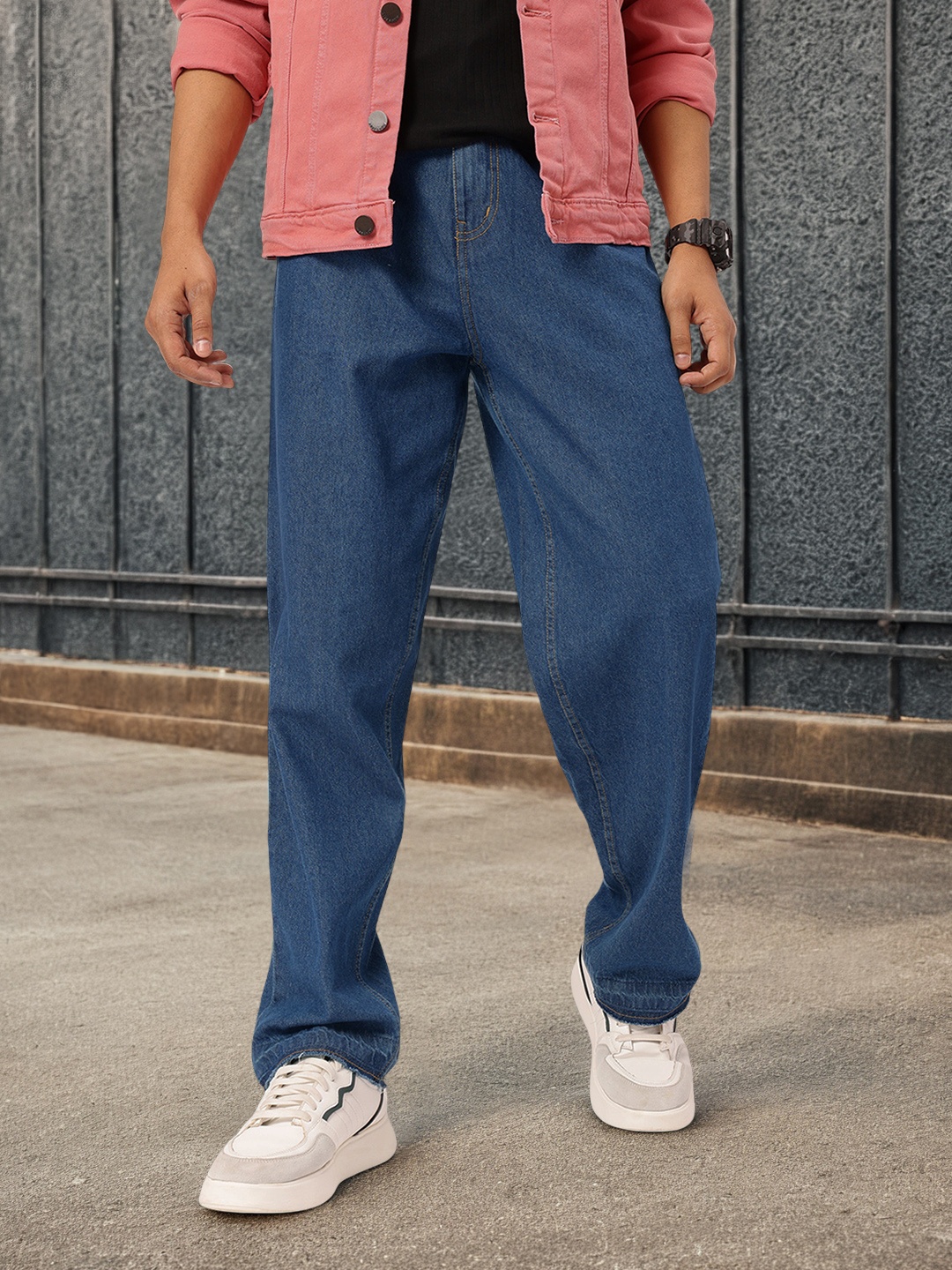 

Kook N Keech Men Comfy Cool Frayed Denims, Blue