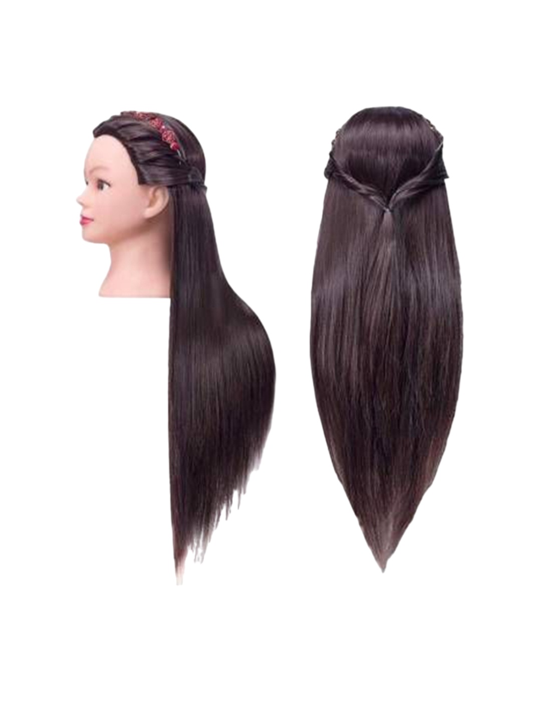 

D-Divine Halo Straight Toupee Hair Extension - Black - 30 Inch