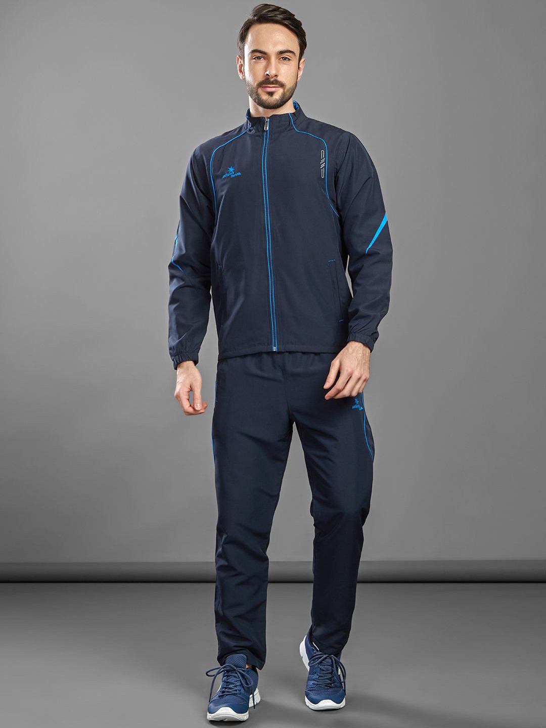 

SPORT SUN Men Mid-Rise Regular Tracksuits, Blue