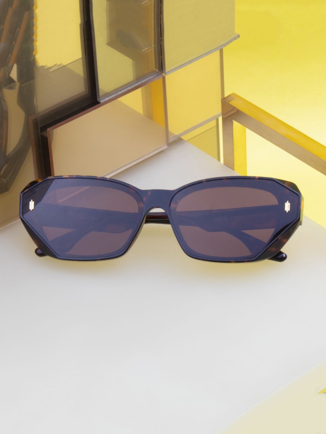

Ted Smith Unisex Cateye Sunglasses with Polarised Lens SANTORINI_C3, Brown