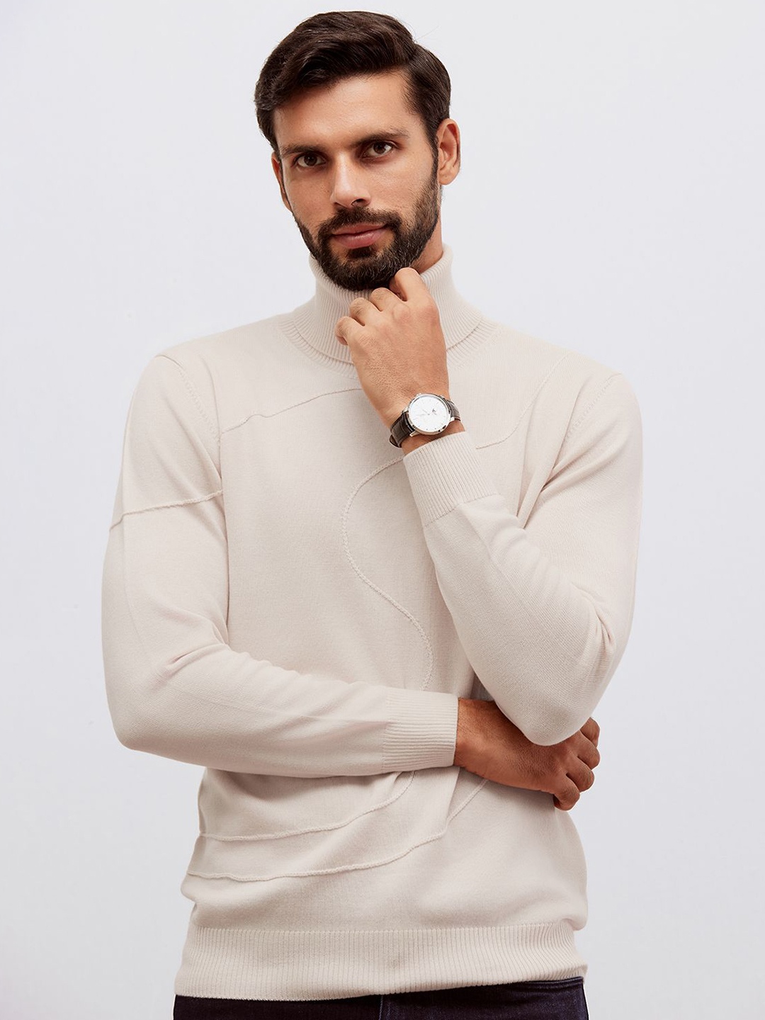 

Andamen Men Woollen Pullover, Off white