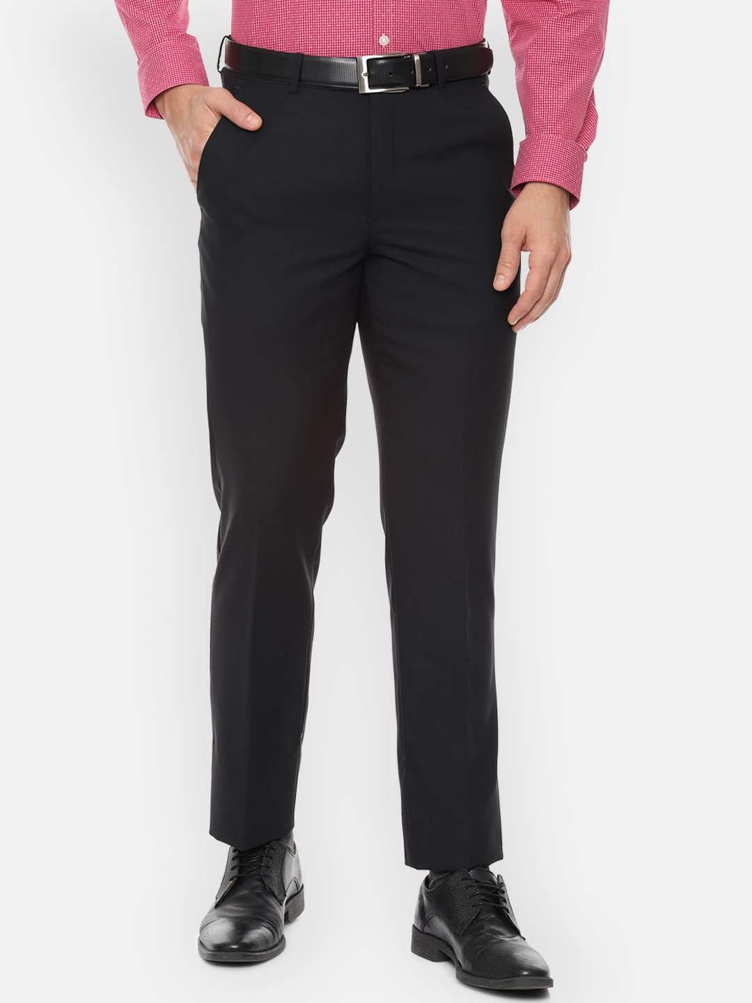 

Van Heusen Men Loose Fit Trousers, Brown