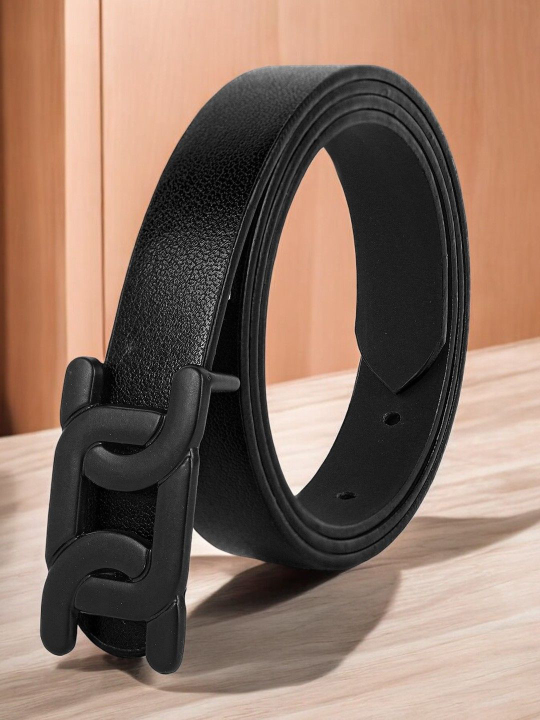 

CRUSSET Women PU Belt, Black