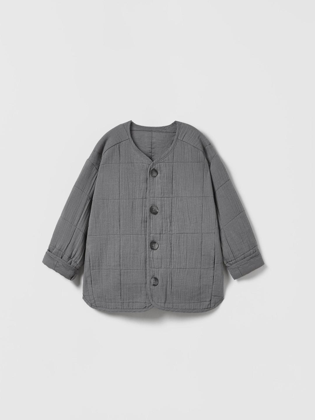 

ZARA Kids-Unisex Grey Jackets