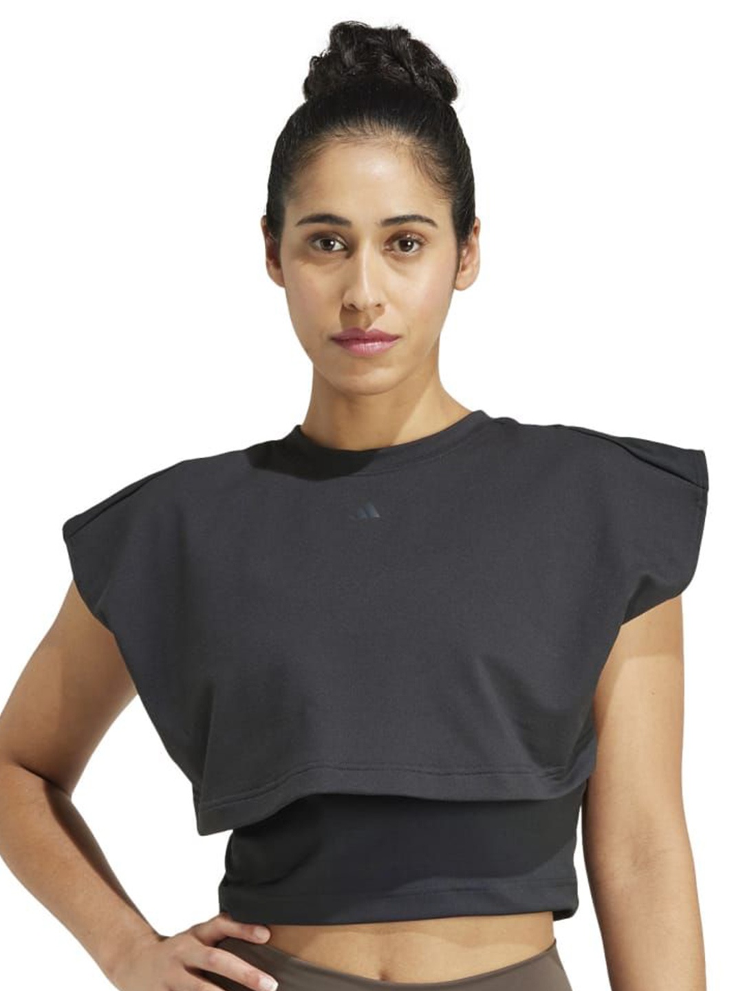 

ADIDAS Women Power Boxy Top, Black