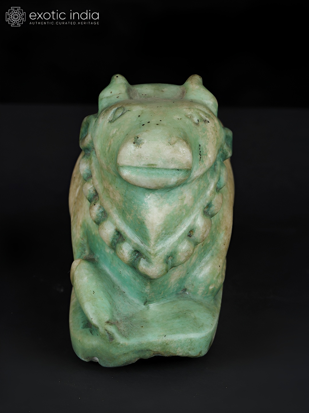 

Exotic India Advitiya Nandi Statue (Vahana of Lord Shiva), Green
