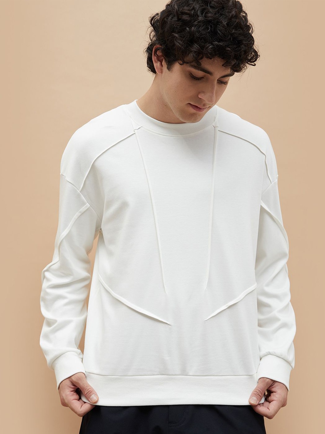 

Forca Men Cotton Sweatshirt, White