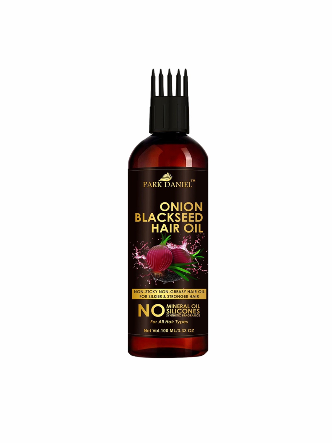 

Park Daniel Onion Black Seed Hair Oil - 100 ml, Brown