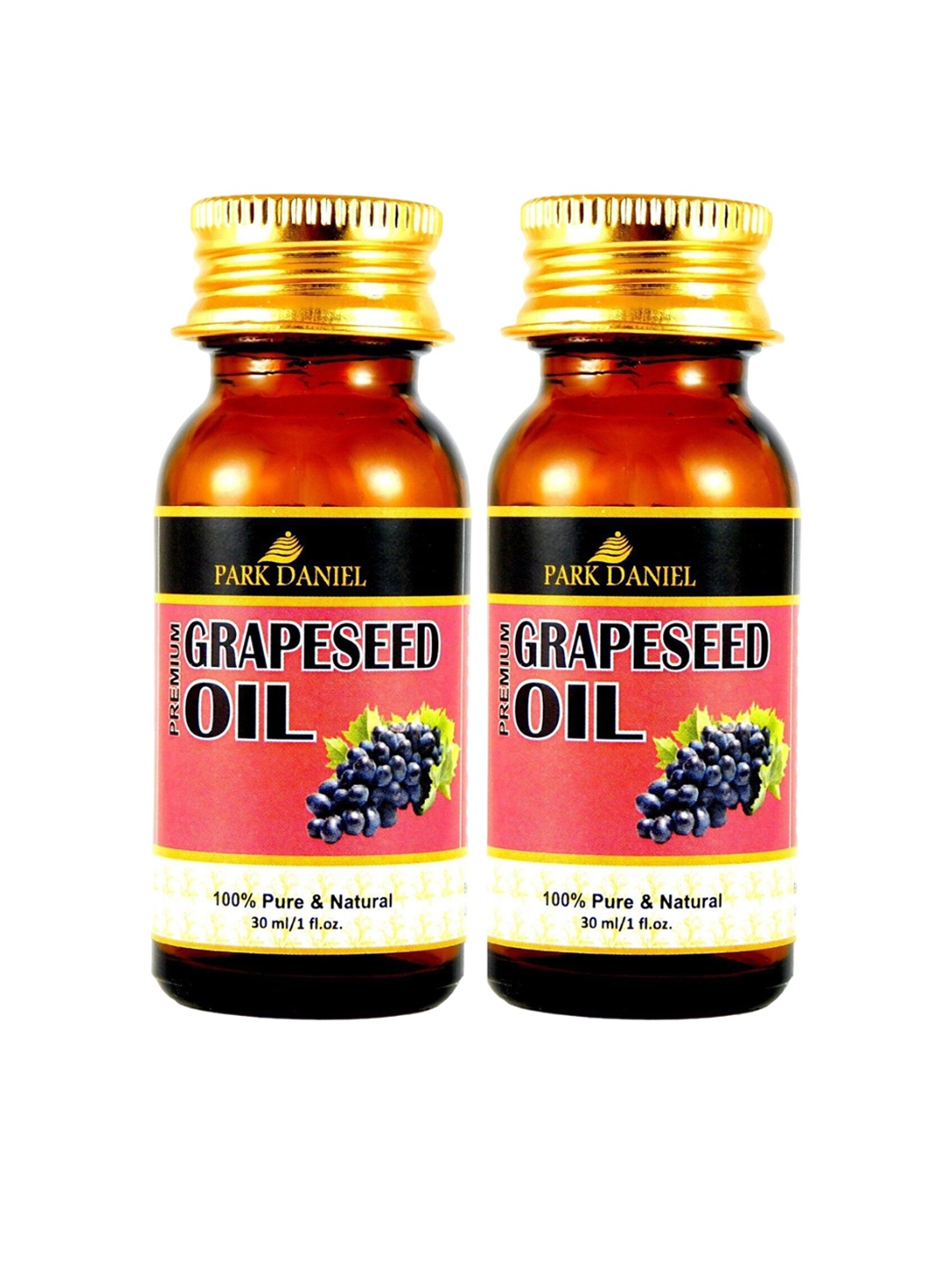 

Park Daniel Set Of 2 Premium Grapeseed Hair Oil- 30ml Each, Transparent