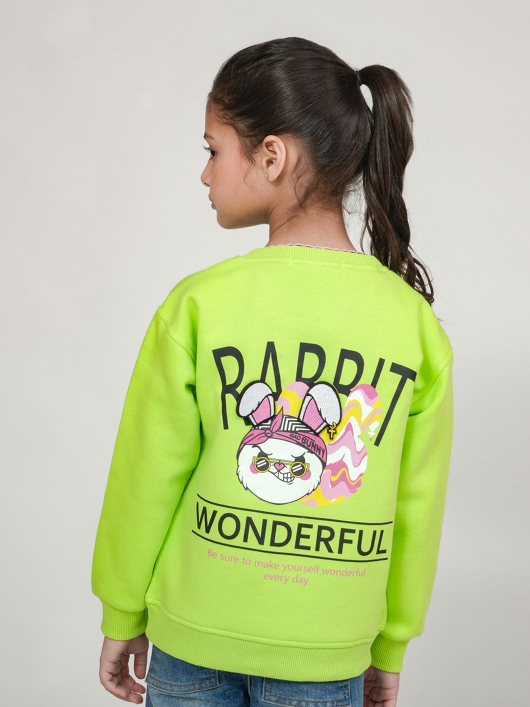 

PAMPOLINA Girls Sweatshirt, Fluorescent green