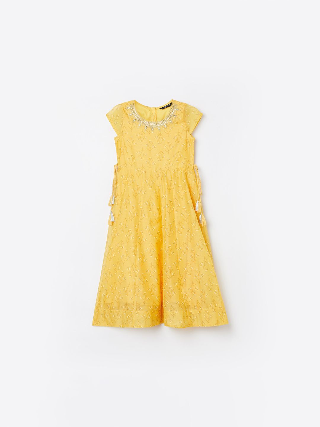 

Melange by Lifestyle Girls Printed Maxi Dress, Yellow