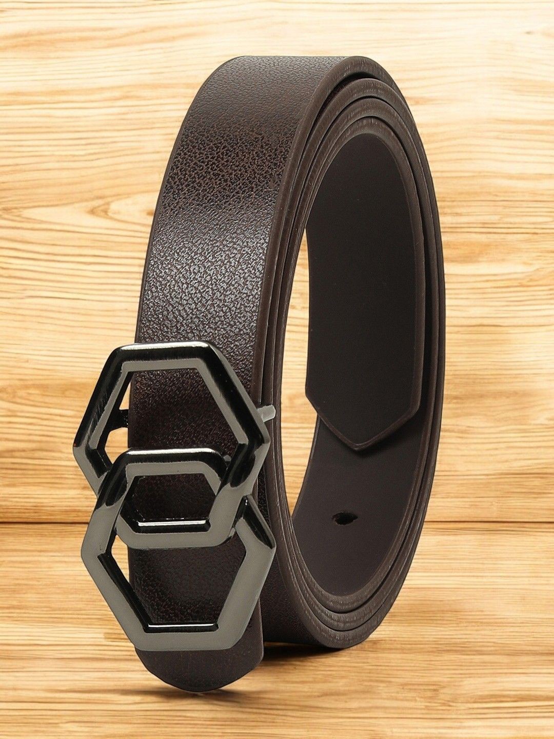 

CRUSSET Women PU Formal Belt, Brown