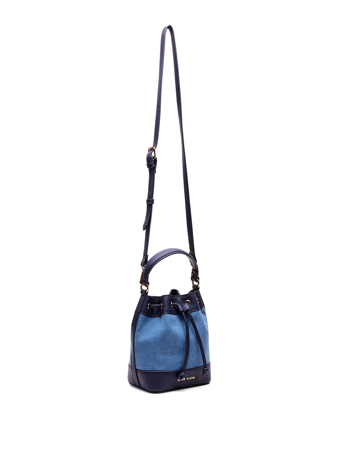 

ANNE KLEIN Women Solid Swagger Leather Sling Bag, Blue