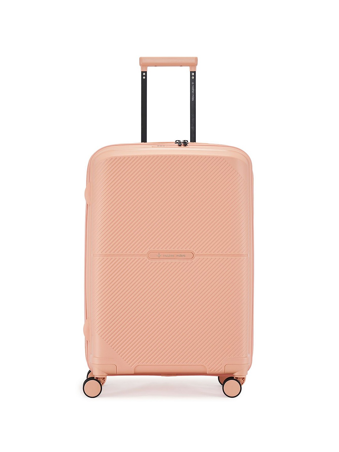 

Nasher Miles Hawaii Polypropylene TSA Lock Medium Peach Trolley Bag - 24 Inch (65 cm)