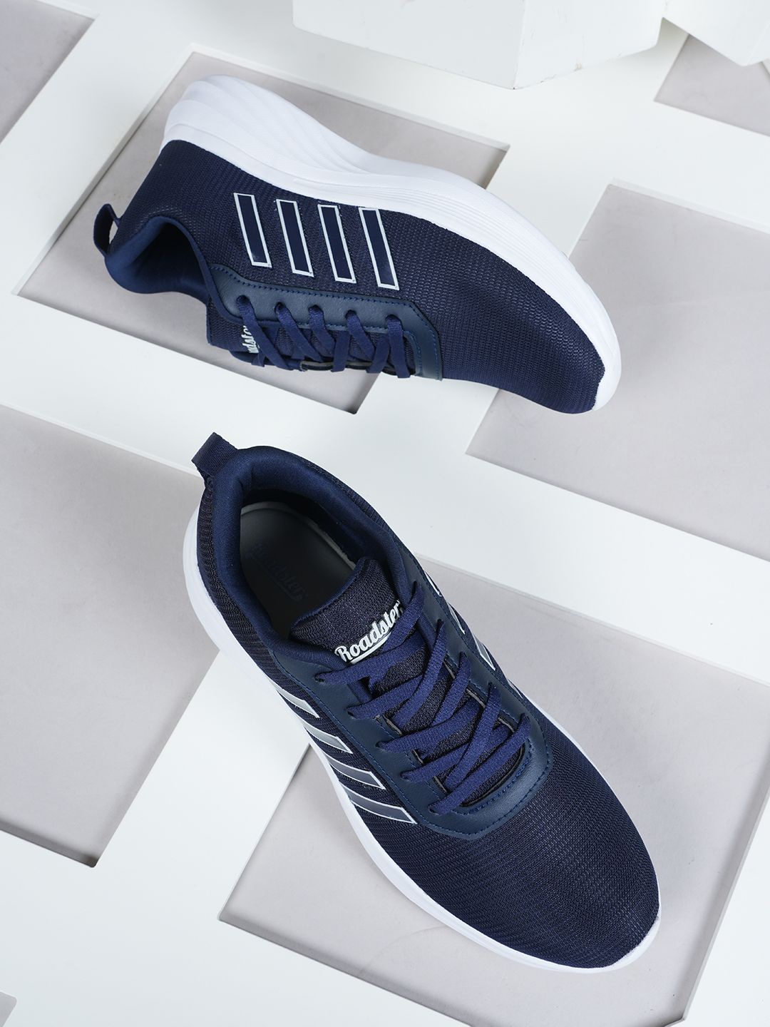 

The Roadster Lifestyle Co Men Running Sport Shoes, Blue