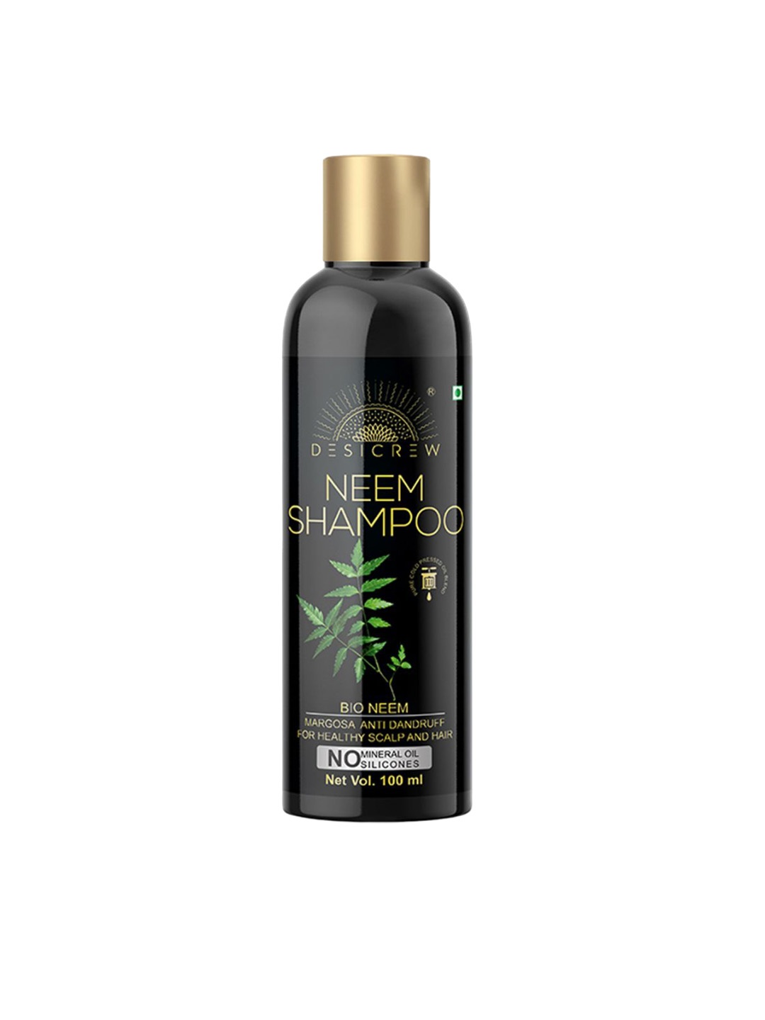 

Desi Crew Anti-Dandruff Neem Shampoo - 100 ml, Transparent