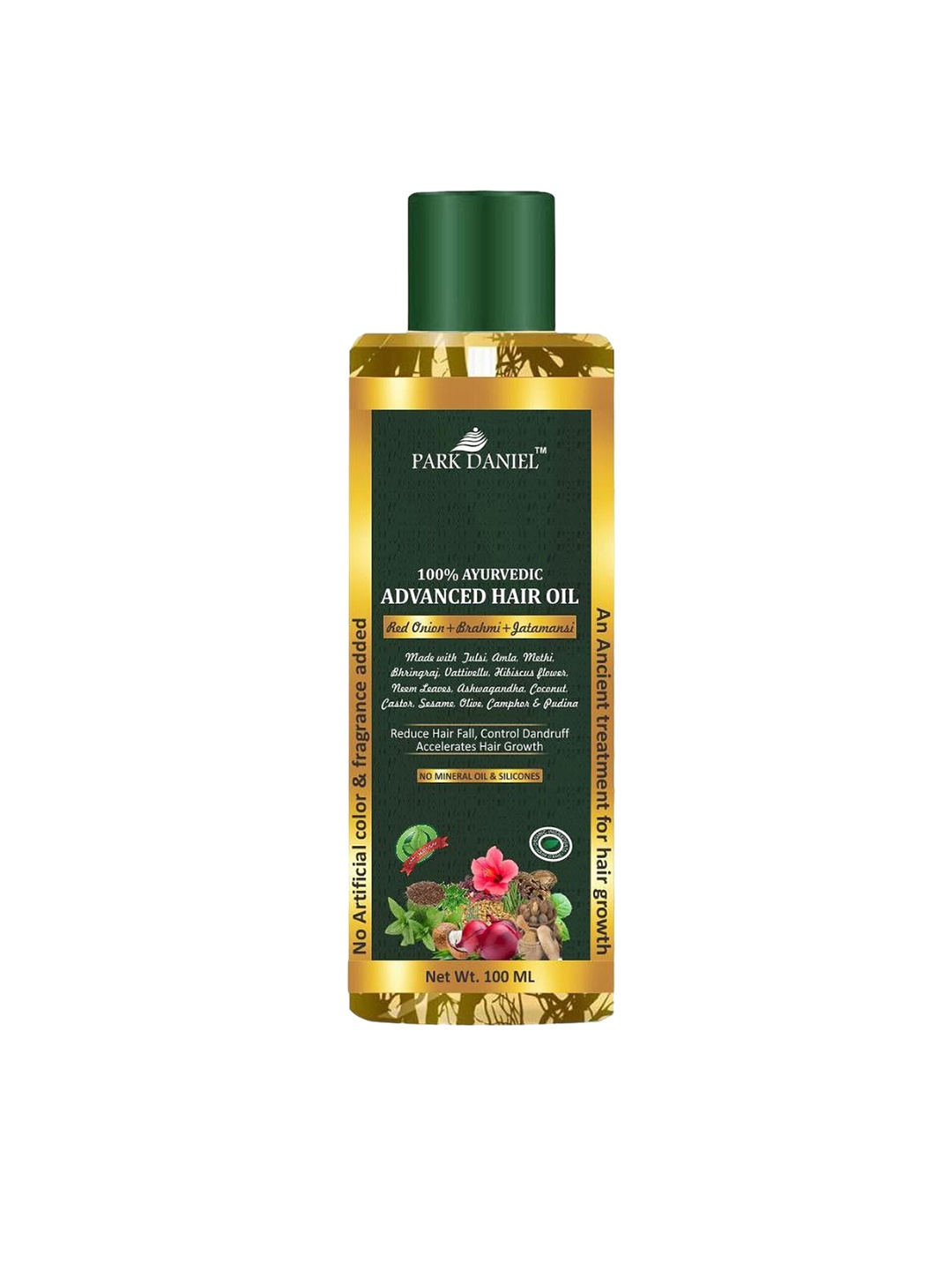 

Park Daniel Pure Ayurvedic Advance Hair Oil - 100 ml, Transparent