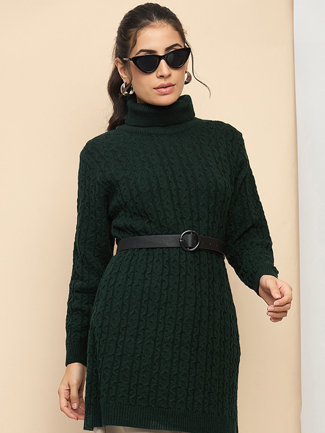 

CLAPTON Women Woollen Fashion, Green
