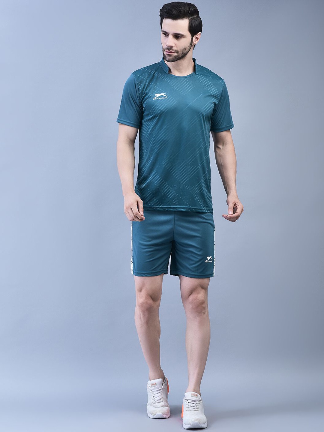 

Shiv Naresh Football T-Shirt & Short Set, Blue