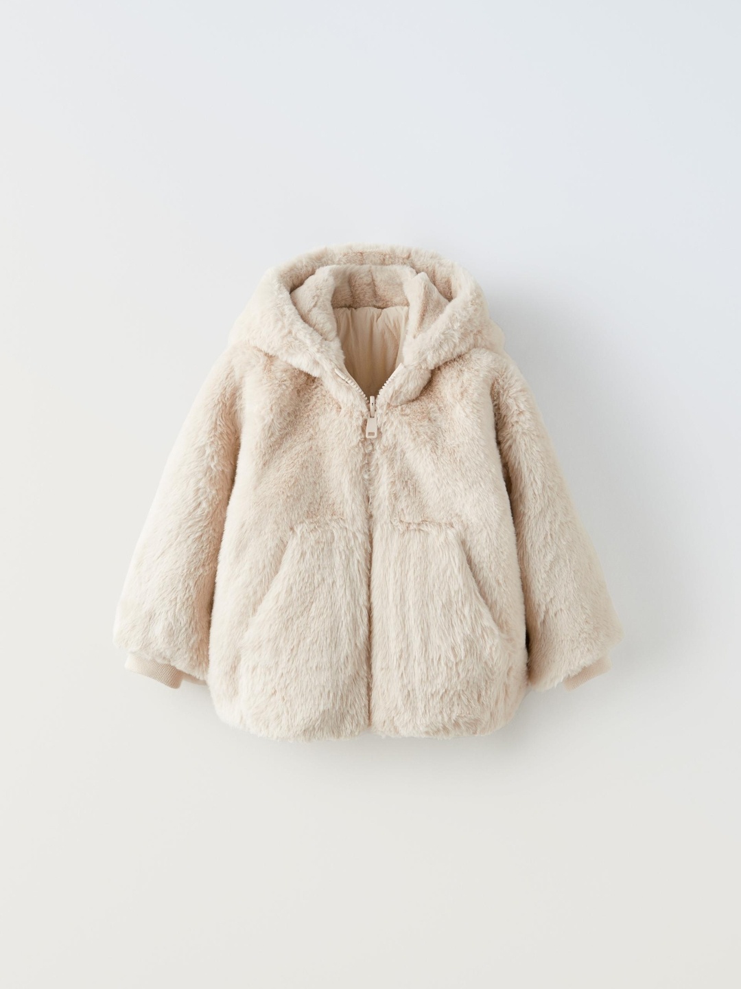 

ZARA Kids-Unisex Beige Jackets