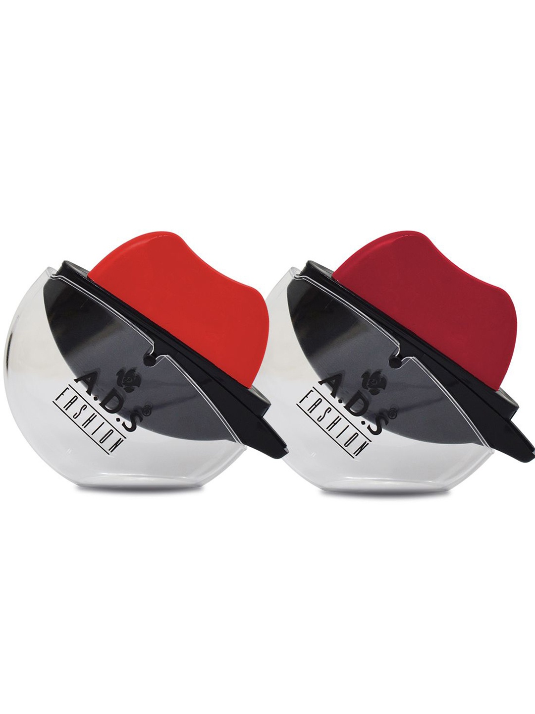 

A.D.S Set Of 2 Lip Shape Apple Design Lipstick 10gm Each - Red & Cherry Red