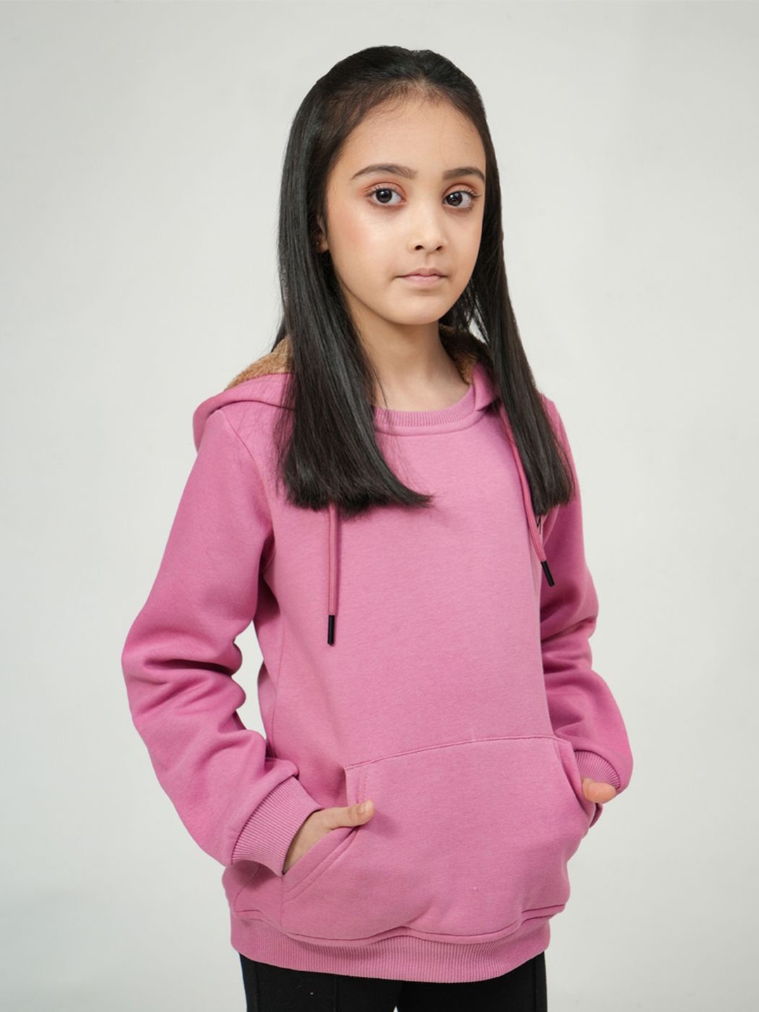 

PAMPOLINA Girls Hooded Sweatshirt, Peach