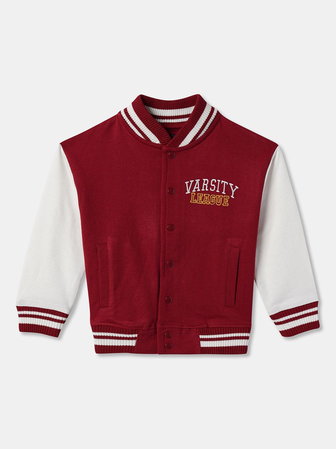

R&B Boys without Bomber with Patchwork Jacket, Red