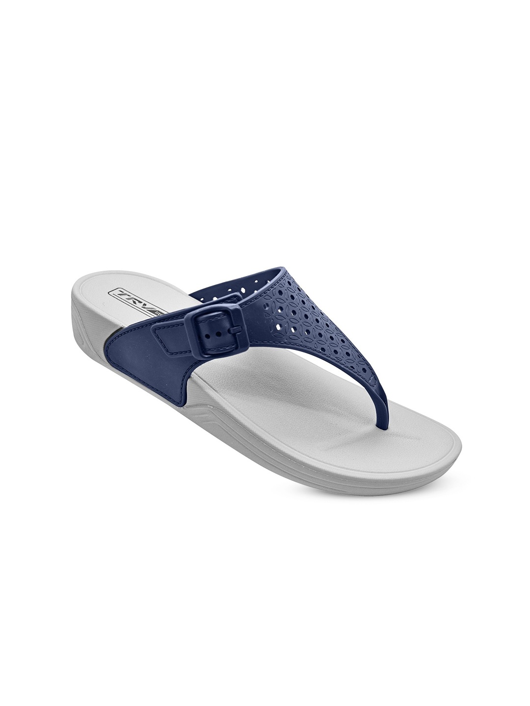 

TRV Women Rubber Thong Flip-Flops, Blue