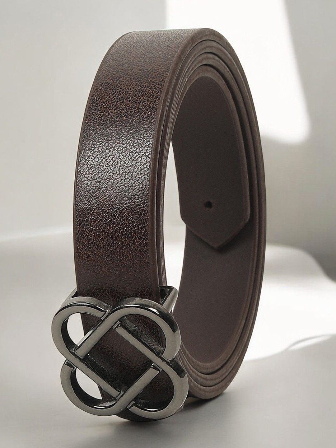 

CRUSSET Women PU Formal Belt, Brown