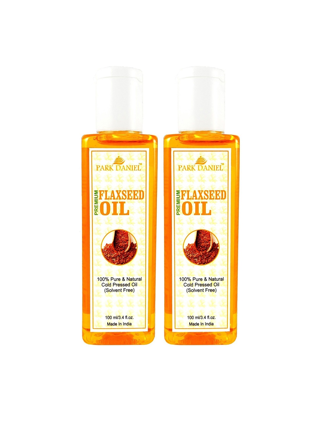 

Park Daniel Set Of 2 Flaxseed Oil - 100 ml Each, Transparent