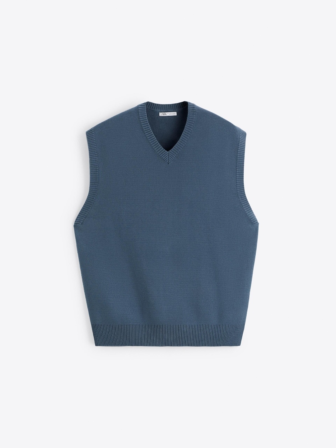 

ZARA Men Blue Waistcoat