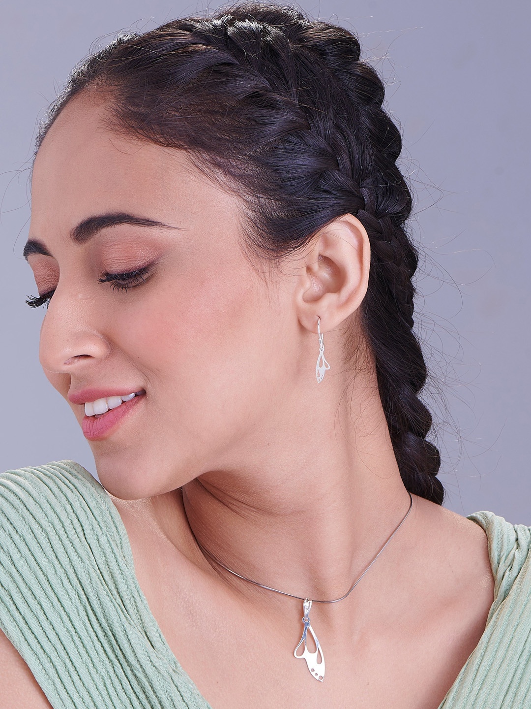 

Nipura 925 Sterling Silver Square Shaped Pendants