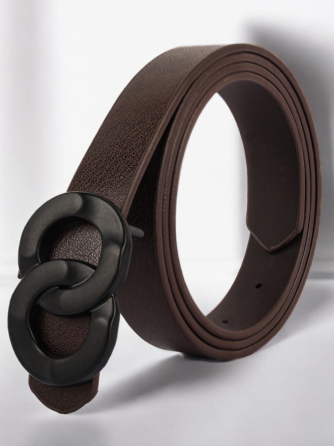 

CRUSSET Women Push Pin Formal Belt, Brown