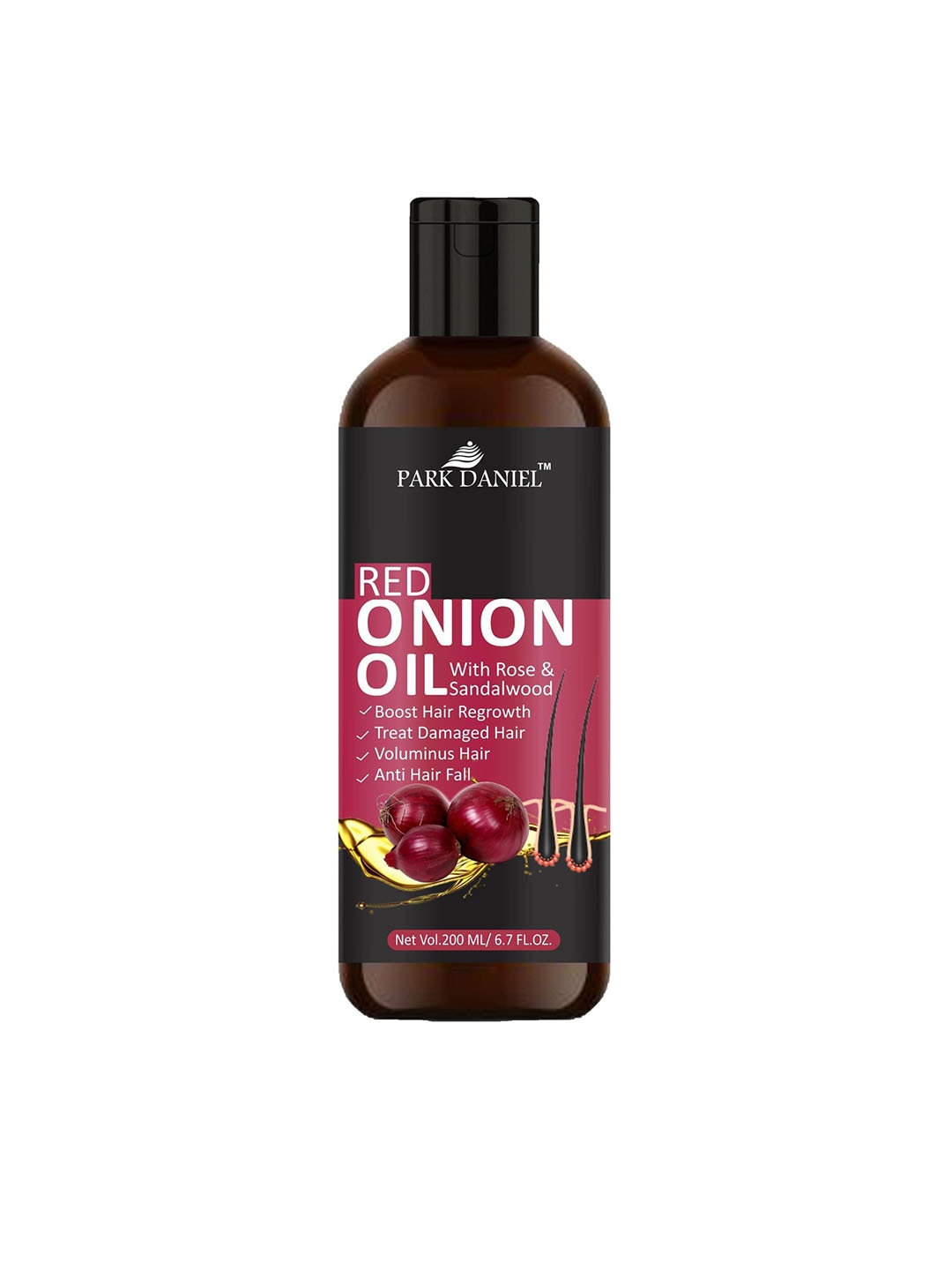 

Park Daniel Red Onion Volumizing Hair Oil - 200 ml, Brown