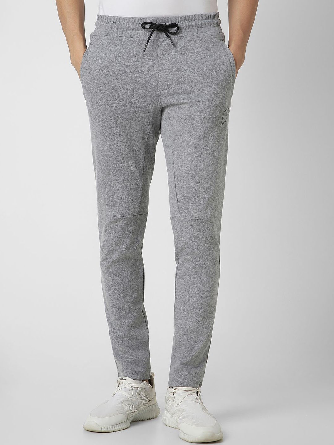 

Van Heusen Flex Men Textured Slim Fit Antimicrobial Track Pants, Grey
