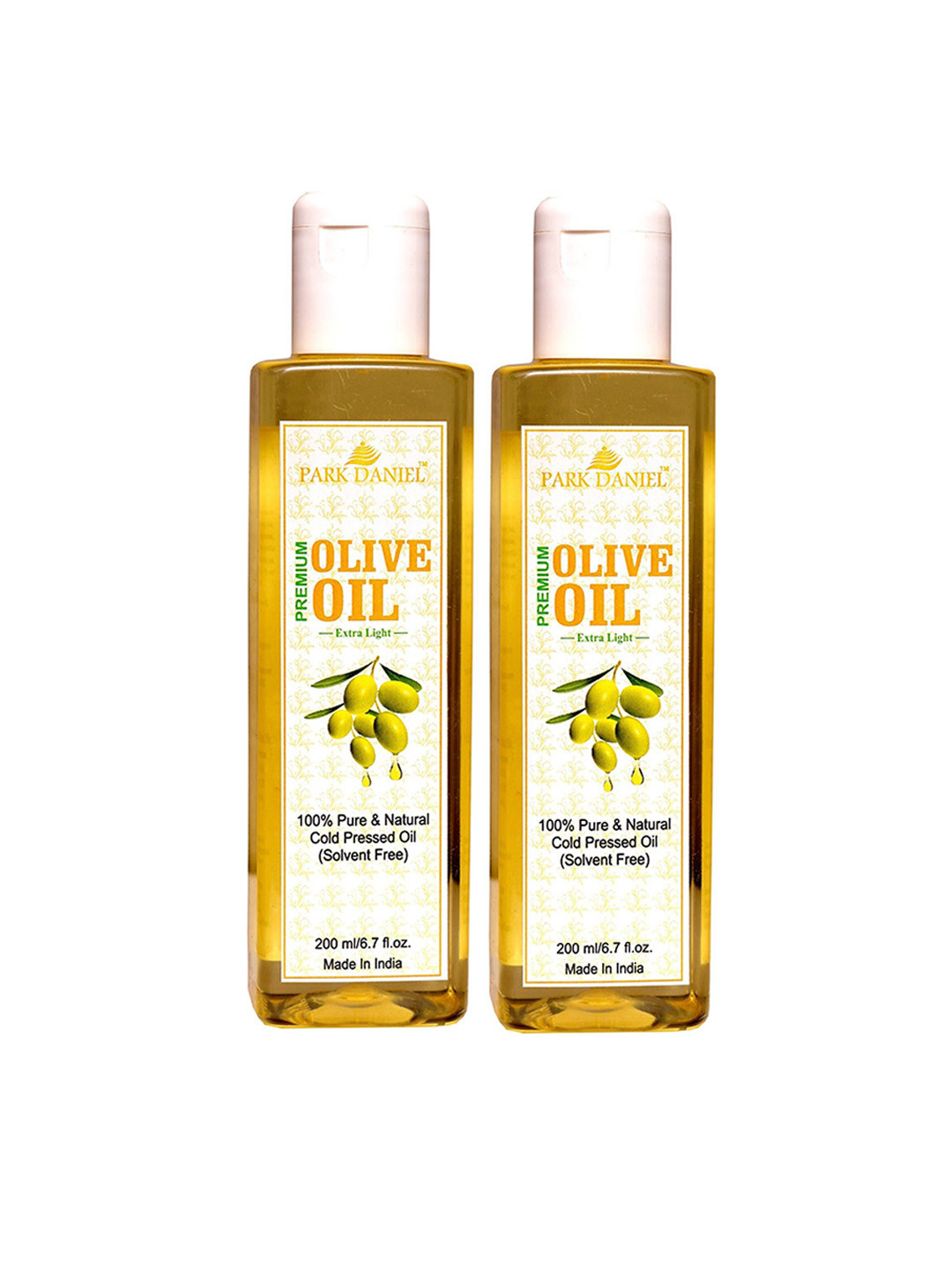 

Park Daniel Set Of 2 Premium Olive Oil- 200ml Each, Transparent