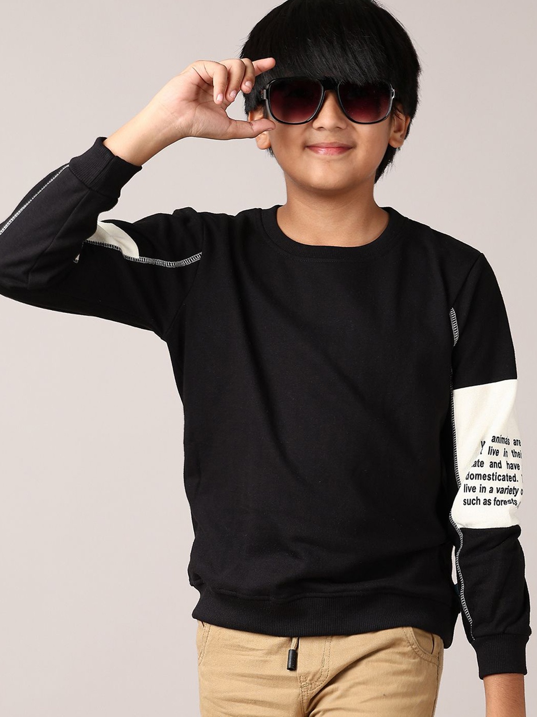

V-Mart Boys Sweatshirt, Black