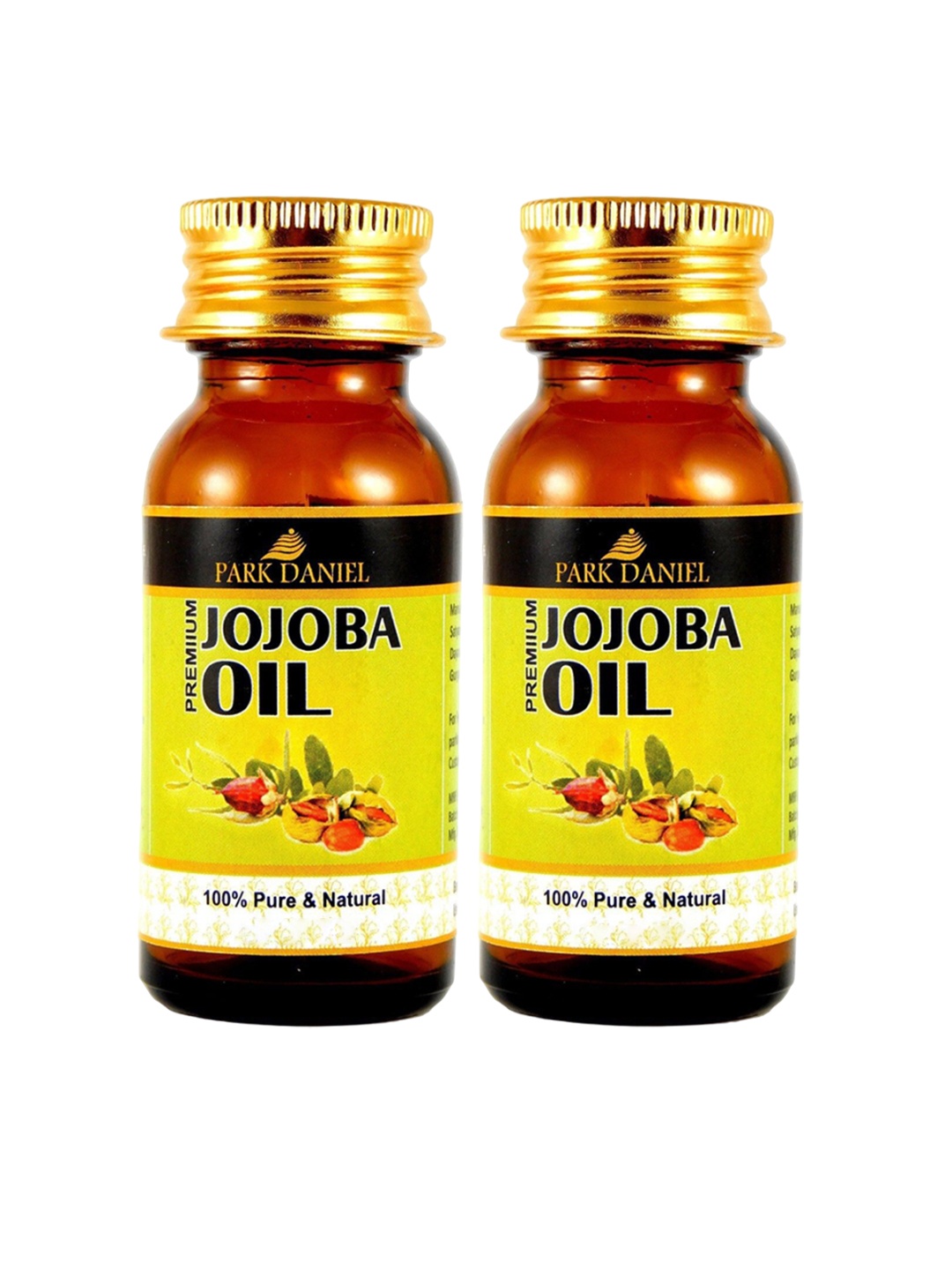 

Park Daniel Set Of 2 100% Pure & Natural Premium Jojoba Oil - 35 ml Each, Transparent