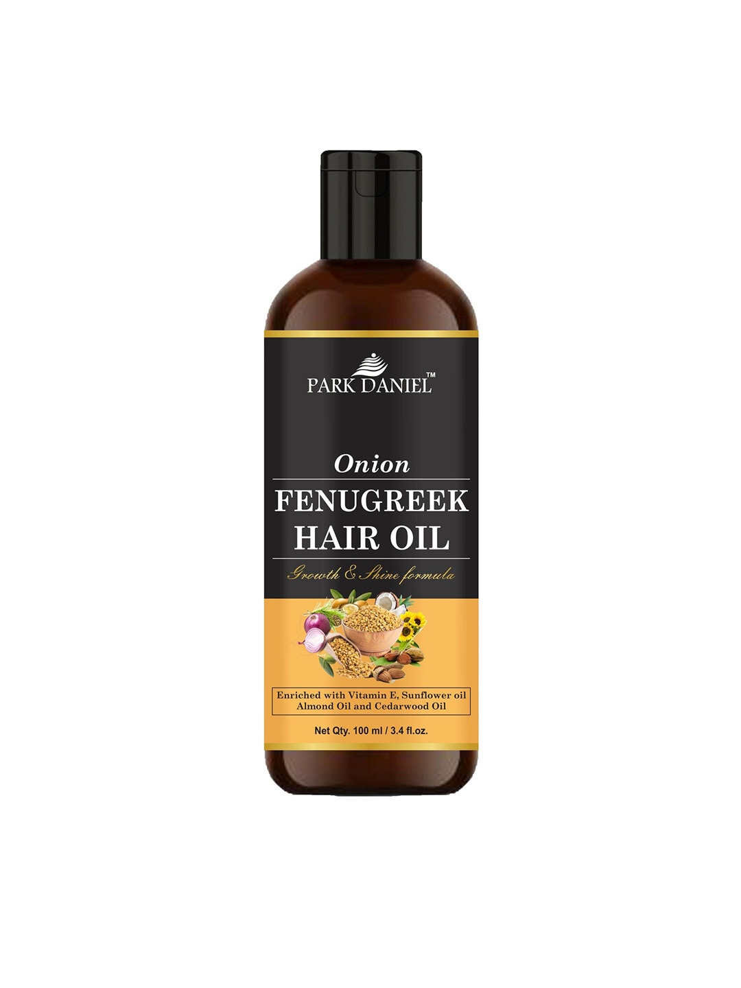 

Park Daniel Onion Fenugreek Hair Oil- 100ml, Brown